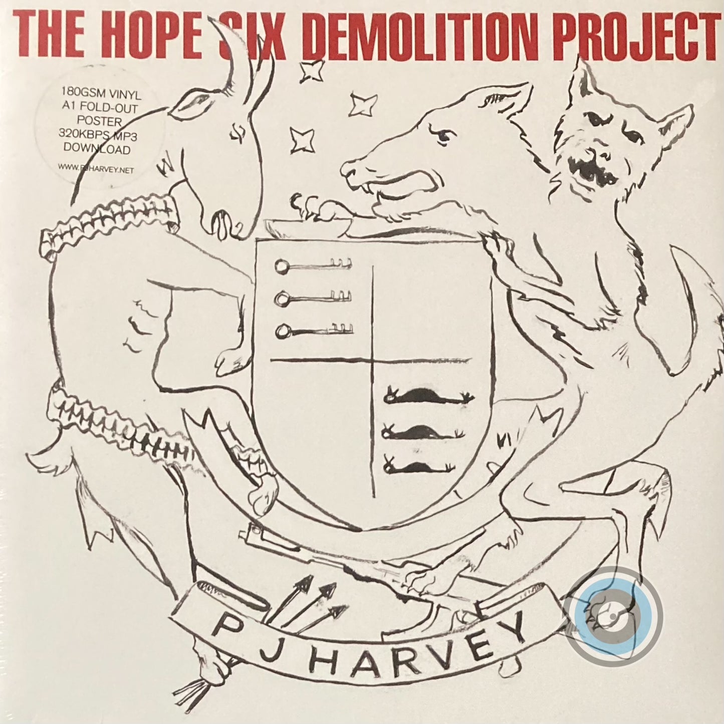 PJ Harvey ‎– The Hope Demolition Six Project LP (Sealed)