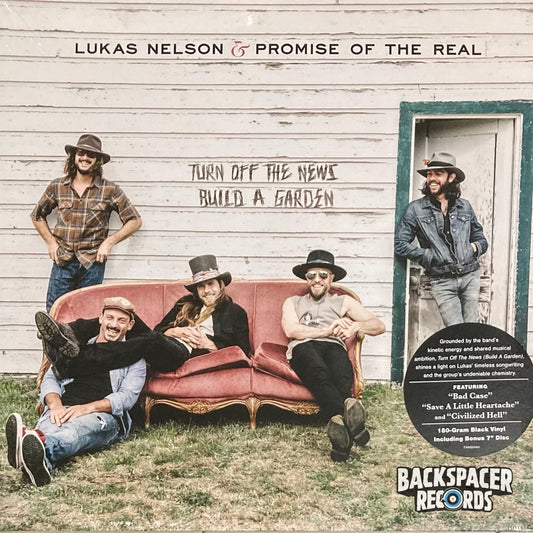 Lukas Nelson & Promise Of The Real – Turn Off The News (Build A Garden) LP (Sealed)